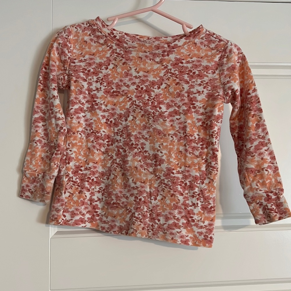 $7‎ ADD ON Old Navy Shirt Floral Long Sleeve tee 2T Ditsy H&m Zara cat and Jack
